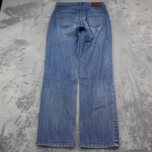 Lauren Jeans Co Pants Womens 4 Blue Denim Classic Straight Pockets Jeans - Picture 7 of 16
